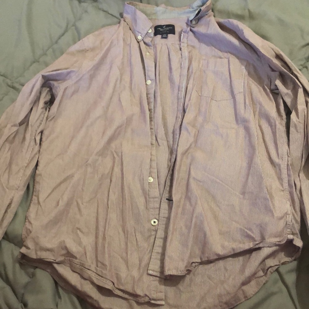 American eagle button down
